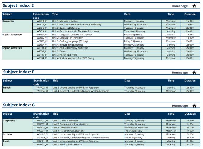 IAL&IGCSE | 爱德思2021年1月各科考试时间汇总！